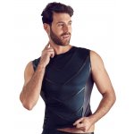 NEK - MATOWA KOSZULKA BEZRĘKAWNIK Z PASKAMI Z PRZODU