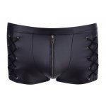 NEK - MATOWE SPODENKI Z ZAMKIEM I SZNUROWANIEM Z BOKU