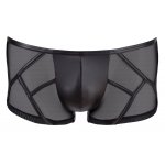 NEK - SEKSOWNE SPODENKI Z PÓŁPRZEZROCZYSTEJ SIATKI