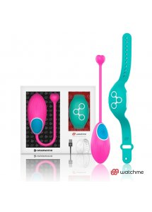 RÓŻOWE JAJECZKO WELLNESS WEAR WATCH Z TURKUSOWYM ZEGARKIEM