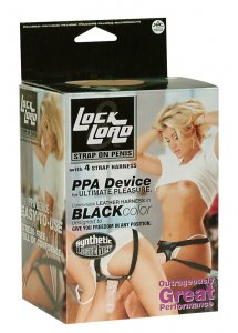 NMC - REALISTYCZNE DILDO STRAP-ON CZARNA UPRZĄŻ