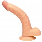 NMC - REALISTYCZNE ZAKRZYWIONE DILDO Z ŻYŁAMI 19CM