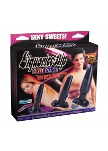 NMC - ZESTAW 3 PLUGÓW ANALNYCH MINI/MEDIUM/MAXI PLUG