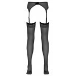 NO:XQSE - CZARNY PAS DO POŃCZOCH + POŃCZOCHY Z PASECZKAMI