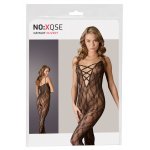 NO:XQSE - KOMBINEZON Z EFEKTEM KORONKI I SEKSOWNYM DEKOLTEM