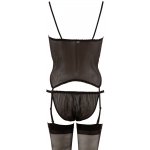 NO:XQSE - EROTYCZNY STRÓJ UWODZICIELSKI CZARNY S-L