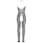 NO:XQSE - UWODZICIELSKI KOMBINEZON Z OTWARTYM KROKIEM CZARNY