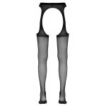 NO:XQSE - RAJSTOPY O WYGLĄDZIE PASA DO POŃCZOCH CZARNE