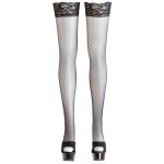 COTTELLI - POŃCZOCHY KABARETKI Z KORONKĄ CZARNE