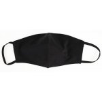 NOIR - CZARNA MASKA NA NOS I USTA Z 2 PASKAMI NA USZY
