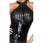 NOIR - SUKIENKA MINI Z PASKIEM NA SZYJĘ I GŁĘBOKIM WYCIĘCIEM NA PLECACH