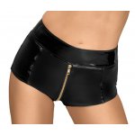 NOIR - ELASTYCZNE SKĄPE MAJTKI Z PASKIEM Z TYŁU W KOLORZE CZARNYM