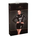 NOIR - ELASTYCZNA SUKIENKA Z DŁUGIM RĘKAWEM O OBCISŁYM KROJU I WYCIĘCIEM Z TYŁU