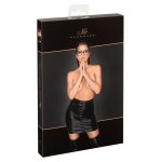 NOIR - ELASTYCZNA SKĄPA MINI SPÓDNICZKA W KOLORZE CZARNYM