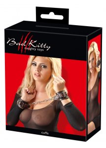 KAJDANKI SKÓRZANE Z ŁAŃCUSZKIEM/HANDCUFFS