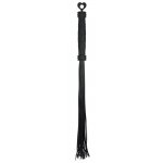 PEJCZ BDSM CZARNY/SILICONE WHIP