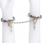 OHMAMA - METALOWE KAJDANKI NA NADGARSTKI Z KŁÓDKĄ