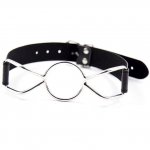 OHMAMA - METALOWY PAJĘCZY KNEBEL DO UST ROZMIAR S