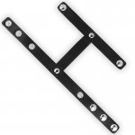 OHMAMA - CZARNA SKÓRZANA KLATKA NA JĄDRA