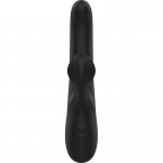 OHMAMA - ELASTYCZNY WIBRATOR KRÓLICZEK WIELOFUNKCYJNY CZARNY