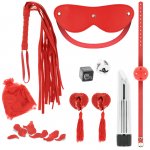 OHMAMA - EROTYCZNY 7-CZĘŚCIOWY ZESTAW DLA PAR CZERWONY