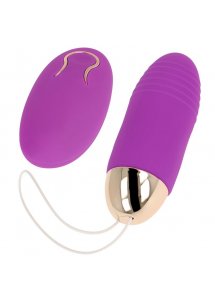 OHMAMA - JAJECZKO WIBRACYJNE Z PILOTEM 10 PRĘDKOŚCI FIOLETOWE