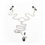 OHMAMA - 3W1 METALOWE ZACISKI NA SUTKI I ŁECHTACZKĘ