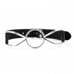 OHMAMA - METALOWY PAJĘCZY KNEBEL DO UST ROZMIAR M