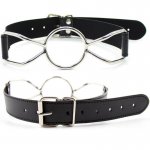 OHMAMA - METALOWY PAJĘCZY KNEBEL DO UST ROZMIAR M