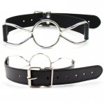 OHMAMA - METALOWY PAJĘCZY KNEBEL DO UST ROZMIAR L