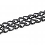 OHMAMA - STALOWA OBROŻA/ŁAŃCUSZEK Z KŁÓDKĄ I KLUCZYKIEM