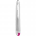 OHMAMA - SMUKŁY WIBRATOR POCISK 10-PRĘDKOŚCI SREBRNY