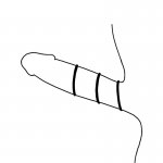 OHMAMA - ZESTAW 3 SILIKONOWYCH PIERŚCIENI RÓŻNE ROZMIARY