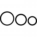 OHMAMA - ZESTAW 3 SILIKONOWYCH PIERŚCIENI RÓŻNE ROZMIARY