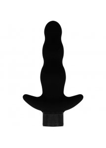 OHMAMA - POTĘŻNY KOREK ANALNY Z WIBRACJAMI 12 CM