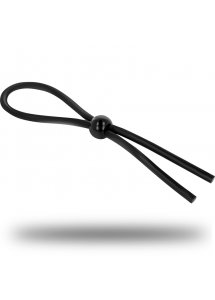 OHMAMA - SILIKONOWY PIERŚCIEŃ NA PENISA I JĄDRA CZARNY