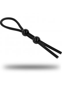 OHMAMA - SILIKONOWY PIERŚCIEŃ NA PENISA I JĄDRA 2 CZARNY