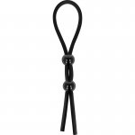 OHMAMA - SILIKONOWY PIERŚCIEŃ NA PENISA I JĄDRA 2 CZARNY