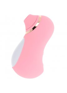 OHMAMA - STYMULATOR ŁECHTACZKI Z WIBRUJĄCYM JĘZYCZKIEM RÓŻOWY