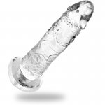 OHMAMA - REALISTYCZNE PRZEZROCZYSTE DILDO 16 CM