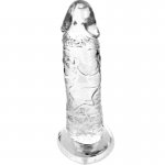 OHMAMA - REALISTYCZNE PRZEZROCZYSTE DILDO 16 CM