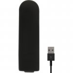 OHMAMA - WIBRACYJNY CZARNY POCISK 6 CM