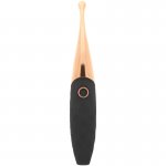 OHMAMA - WIBRATOR DO STYMULACJI ŁECHTACZKI CZARNO-ZŁOTY