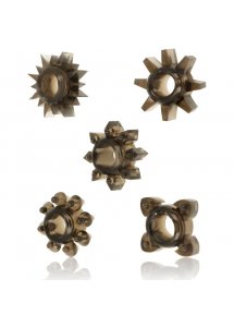 OHMAMA - ZESTAW 5 SILIKONOWYCH PIERŚCIENI RÓŻNE KSZTAŁTY