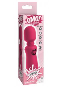 OMG - MASAŻER Z RUCHOMĄ GŁÓWKĄ I 7 TRYBAMI WIBRACJI CZERWONY