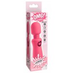OMG - MASAŻER Z RUCHOMĄ GŁÓWKĄ I 7 TRYBAMI WIBRACJI RÓŻOWY