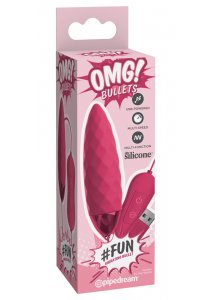 OMG - SILIKONOWY WIBROBULLET 20 TRYBÓW WIBRACJI RÓŻOWY