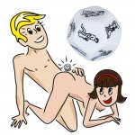 ORION - KOSTKA DO GRY Z 12 POZYCJAMI EROTYCZNYMI