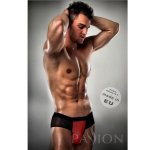 PASSION - SEKSOWNE MĘSKIE STRINGI JOCKSTRAP CZARNY/CZERWONY