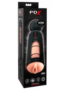 PDX ELITE - MASTURBATOR Z WIBRACJĄ FUNKCJĄ DOJENIA I DŹWIĘKIEM